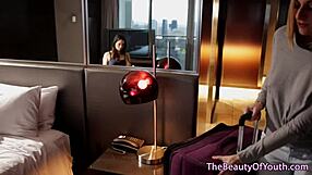 mmm two petite 18+ lesbians tongue each others pierced pussies in hot 69 fingering frenzy