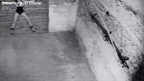 Sebastian Solo Bonds and Spanks Adreena with Strapon in Intense Girl-on-Girl Action