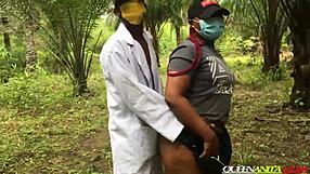 Doctor Fucks Local African Queen Anita's Wet Bush Pussy