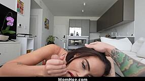 Stepmom Teaches with Big Tits Blowjob, Doggystyle Fucking, and Cowgirl Riding on Monster Cock