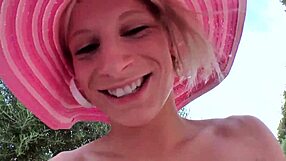 wanna see this blonde teen's tight ass gape from cock and huge dildo?