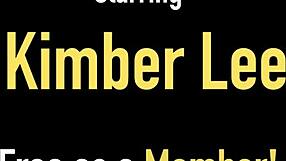 Big ass big pussy MILF Kimber Lee strips lingerie slowly