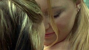 Natasha Nice and Kelly Skyline Rip Clothes for Dripping Wet Lesbian Toy Fuck