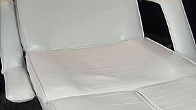 massage chair buttplug hard fuck wet girl squirts orgasms nonstop!!