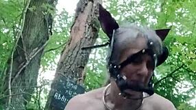 i feel so exposed as a ponygirl slave in the forest