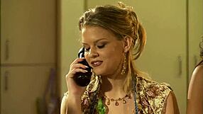 blonde slut tells friends about her hot pool fuck with deepthroat and doggystyle cumshot