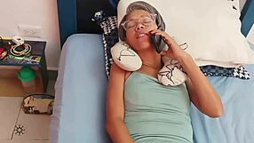 my stepbrother caught me masturbating during a video call and helped me cum with creampie - porn in spanish