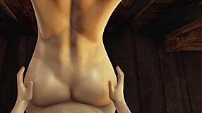 Can This Sexy Elf Handle Black Latex Anal Creampie in 3D Hentai with Close-Up Doggystyle and Missionary Pounding?