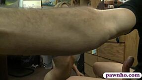 Amateur Babe Glasses Sucked And Fucked Hard By Pawn Keeper Hidden Cam Reality!