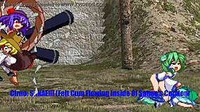 Sanae Fucks Cirno In Hilarious Touhou Comic Parody With Wild Action And Twists