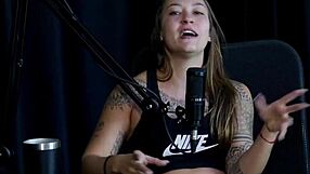 flor de damiana's slutty interview with vovo moai overflows with lingerie toys