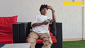 hema bhabhi gives desi massage turning into arabic pussy fuck and ass lick with indian boy