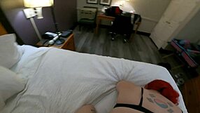 Shemale Deepthroats Raw Cock Cowgirl Rides Then Dildo Fucks to Creampie!