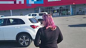 Kiwi Slutty Milf Gets Fucked with Creampie in Department Store Changing Rooms