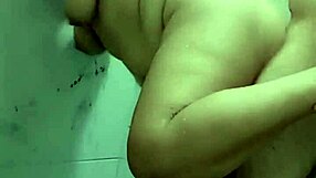 Colombian BBW Ebony Bride Submits to Padrastro's Huge Cock After Shower Spy