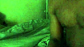 Ebony milf hides small tits in tight parody sex tape scene