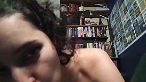 milf secretary striptease flashes big tits to harden cock at work?