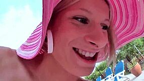 wanna see this blonde teen's tight ass gape from cock and huge dildo?