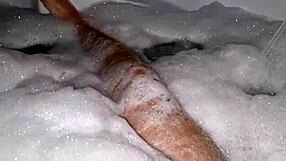 wanna join my foamy cock play in the hot tub with chill music?