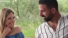 Cock Hungry Rebecca Volpetti Takes Outdoor DP Threesome Ride