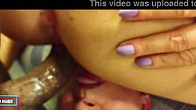 BIG ASS BRUNETTE MILF BENDS FOR BLACK COCK DOGGY! YOUNG LATINA WATCHES ORGASMS?