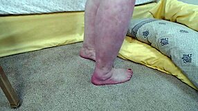 horny redhead dawnskye flaunts huge natural tits hairy pussy big ass belly toes pov with dirty talk