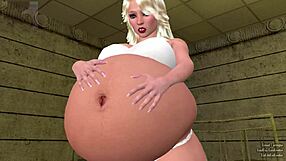 whoa these triplet sisters' bellies inflating with asses ripped clothes 😱🍑