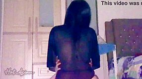 Sexy asian's delicious tight pussy and big ass get fucked hard at midnight pov!