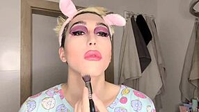 Boy SISSIFIED and MERCILESSLY FUCKED by big cock in full crossdressing story