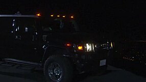 Milf Gets Fucked Outdoor at Night by Huge Cock with Cumshot!