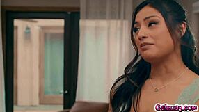 bride to be lily labeau says to octavia red ivy ireland and karina valentina let's dive into this steamy lesbian group sex