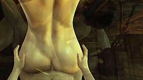 Can This Sexy Elf Handle Black Latex Anal Creampie in 3D Hentai with Close-Up Doggystyle and Missionary Pounding?