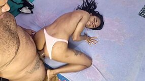 LEO OGRO DOMINATES SKINNY LATINA TEEN SLUT ANAL SPANKING POUNDING