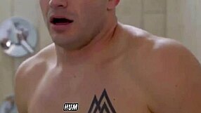 European amateur stepmom gets fully naked in front of stepson during intimate moment at home.