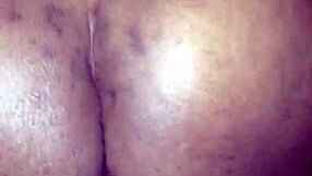 Ebony Teen 18+ Quickie Cowgirl Ride Ends in Creampie Home Alone