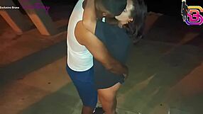 call center slut caught sucking huge cock in public park