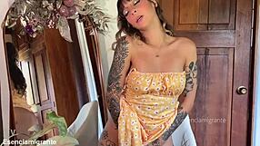 the psychology teacher draws student in with teasing masturbation display outdoors.