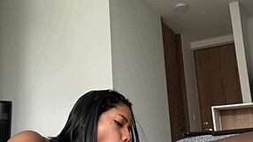 Nysdel Slurps Sloppy Blowjob on Stepbrother's Thick Cock Amateur Couple