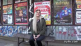 Natural teen 18+ kneels for deep pov blowjob then spreads legs for hard twat reaming creampie