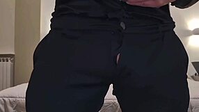 amateur elegant beauty spits on cock intense long handjob cumshot