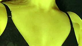 Intense POV Debora Mendes deepthroats big cock reverse cowgirl in black panties motel