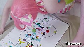 Wacky Teen's Asshole Gets Hardcore Riding and Ass Licking in BDSM Asylum