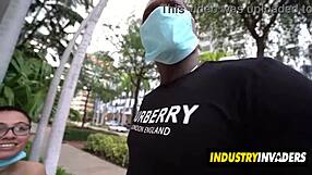 Horny Amanda Angel Bends for Huge Black Cock Interracial Pounding Close Up