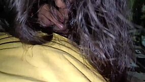 Hot Muslim GF Peaks With BF Hindi Audio Blowjob Beside Her