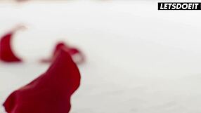 freya mayer uncovers hidden desires riding her lover's big cock missionary style on valentine's