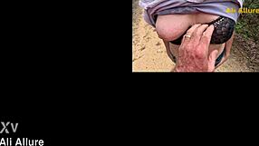 Ali allure rides stepbro harley then takes facial cumshot