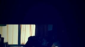 storm claps thunderous big gypsy ass milf flexes hairy legs peeking outside flexible fat wife