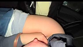 i picked up this big ass latina milf in lingerie and fucked her tits outdoors in uber