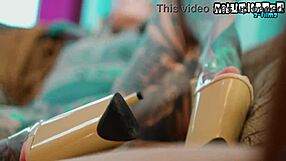 dreadhead goth slut in heels gapes tight ass on bwc craves facial