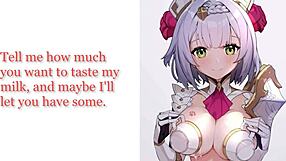 genshin impact joi solmaids ep1 noelle trains new servant with paizuri foot worship and gentle femdom footjob